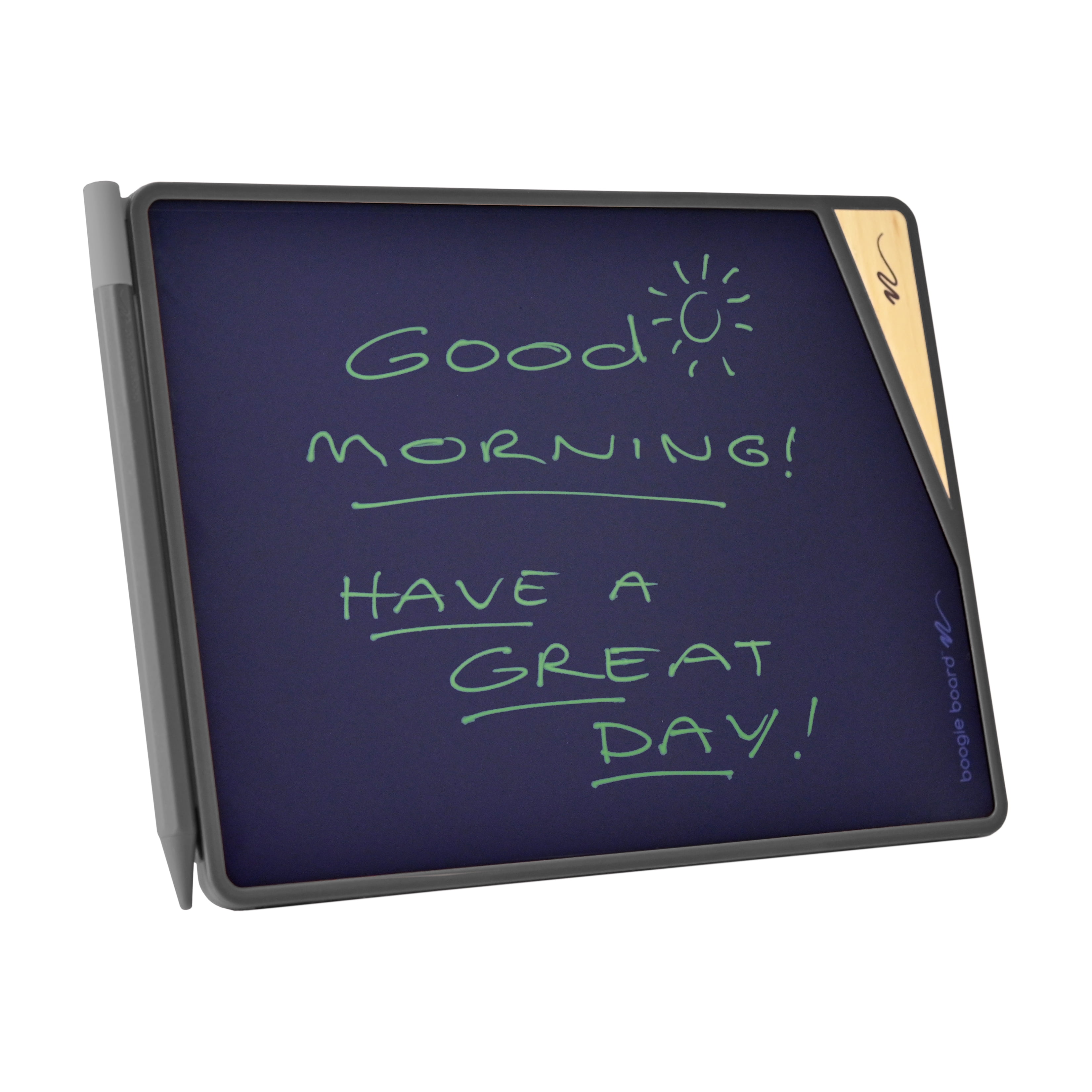 Boogie Board VersaBoard Reusable Writing Tablet 8.5" with Kickstand, Onyx Black
