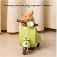 thumbnail image 2 of 360 rotating swing electric motorcycle model, desktop decoration,19*9.5*12.5 cm., 2 of 6