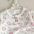thumbnail image 5 of TOWED22 Baby Boy Waffle Clothes Fall Winter Long Sleeve Sweatshirt with Pants Set Toddler Cute Truck Embroidery Outfits Size:18-24 M,Color:Light Pink, 5 of 5
