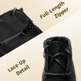 thumbnail image 4 of Botas DREAM PAIRS Tomson-K para Niñas con Cuña Baja y Tobilleras, 4 of 6