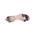 thumbnail image 4 of Unique Bargains Women's Block Heel Printed Open Toe Ankle Strap Sandals, 4 of 7