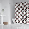 thumbnail image 2 of White Cow Oval Face Pattern Shower Curtain 84"x72" ,Bathroom Decorative Shower Curtains Set with 12 Hooks,Modern Waterproof Washable Shower Curtain, 2 of 6