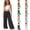 big girls casual pants-Black, variant on RTKFRFLM Girls Solid Casual Pants Soft Cotton Lounge Trousers with Comfortable Elastic Waistband for Kids Big Girls Size 4-15 Years