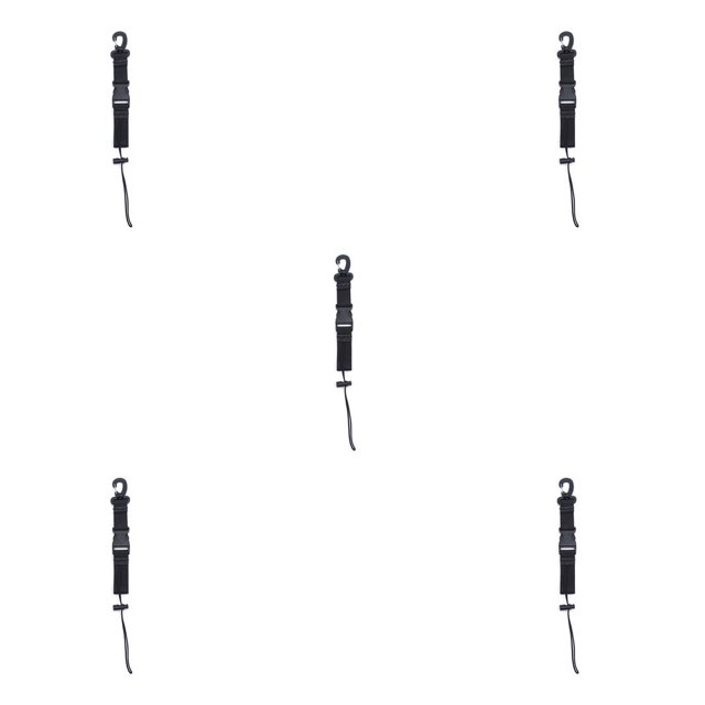 maskred Sangle de Tenue de Torche de Caméra de Plongée Résistant à l'Usure Snorkeling Sangle Professionnelle avec Boucle Noire 5Set