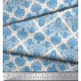 thumbnail image 3 of Soimoi Modal Satin Fabric Swirls & Paisley Printed Fabric 1 Yard 42 Inch Wide, 3 of 3