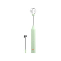 BE-TOOL Household Electric Wireless Manual Egg Beater with 2 Stirring Rods 1200mAh 5W Whipped Cream Egg White Baking Tool USB Charging