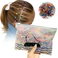 Clear Ponytail Elastics Ponytail Holder Elastic Thick Hair Ties Thin