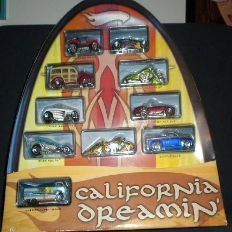 hot wheels 10 car set