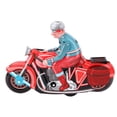thumbnail image 1 of Juguete Mecánico De Motocicleta Con Mecanismo De Relojería, Juguete Mecánico De Cuerda Duradero Para Paseo En Engranaje, Retro Realista Para Niños Para Adorno De Barra, 1 of 7
