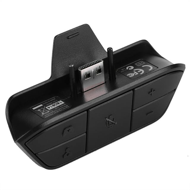 Adaptador de auriculares estéreo a prueba de polvo para Xbox One con control de juego y sincronización de sonido estéreo