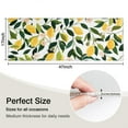 thumbnail image 5 of Yellow Lemon Fruit Flowers White Pattern Kitchen Rug Mat,Kitchen Runner Rugs Non Skid Washable,Decorative Kitchen Floor Mats for Kitchen,Sink,Laundry,17"X47", 5 of 5