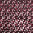 thumbnail image 1 of oneOone Viscose Chiffon Red Fabric Abstract Quilting Supplies Print Sewing Fabric By The Yard 42 Inch Wide, 1 of 4