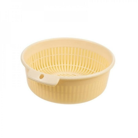 

Big promotion!!Kitchen Drain Basket Bowl Vegetable Fruit Washing Storage Basket Plastic Strainers Bowls Drainer Cleaning Colander Tools