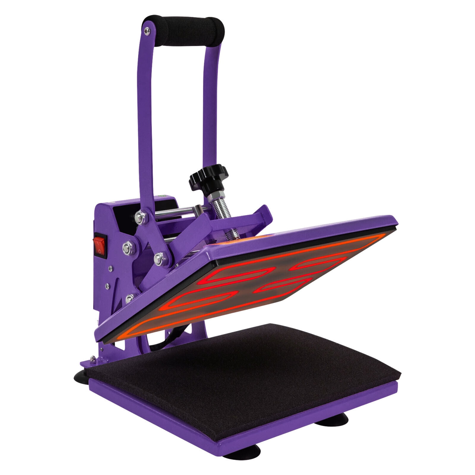 11.8*9inch Modern Purple Heat Press Machine Heat Press Machine for T Shirts, T Shirt Press Machine 700W