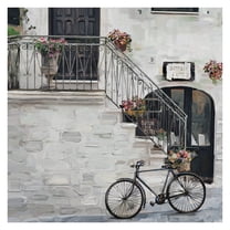 Masterpiece Art Gallery Bottega D’Arte Bicycle & Building By Studio Arts Canvas Art Print 24" x 24"