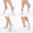 thumbnail image 4 of ZENFLEX No Show Socks Womens and Men Low Cut Ankle Short Anti-slid Athletic Running Novelty Casual Invisible Liner Socks, 4 of 8
