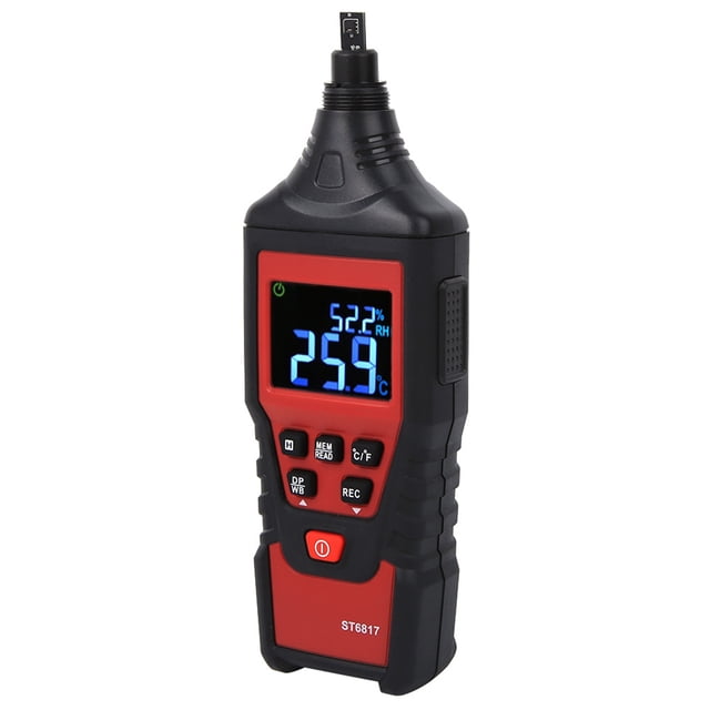 Digital Thermometer Hygrometer,ST6817 Handheld LCD Digital Hygro Thermometer Temperature Humidity Meter Advanced Technology