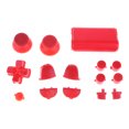 thumbnail image 2 of Conjunto completo de botones Botones De Repuesto L1 R1 L2 R2 Thumbsticks Dpad Botón Completo De Modificación Para 4 Controlador 4 Rojo, 2 of 8