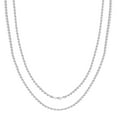 thumbnail image 1 of Sterling Silver 1.40MM Rope (Diamond Cut) Chain Necklace for Men and Women ( Unisex ), 16"-30", 1 of 7