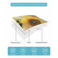 thumbnail image 5 of Quilts Full Size, Sunflower Soft Comforter Bedding Set for Bed, Watercolor Yellow Floral Botanical Lightweight Quilted Bedspread with Pillow Cover(2 Pieces) for All Season, 78x90 Inch, 5 of 6