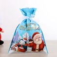 thumbnail image 4 of Bolsa de regalo de Navidad Bewildely de colores variados con cordón de plástico Estilo navideño para galletas y bocadillos 20 piezas, 4 of 6