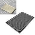 thumbnail image 1 of Cat Litter Mat, Practical Plastic Double Layer Washable Mat Cat Litter Catcher Mat Multifunctional Spacious Design Cat Litter Mat with Anti Slip Bottom for Home, 1 of 7