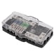 thumbnail image 2 of Caja de fusibles de audio, fusible de audio de 4 vías Bloque de fusibles de audio para automóvil Bloque de fusibles ANL Elaborado por expertos, 2 of 12