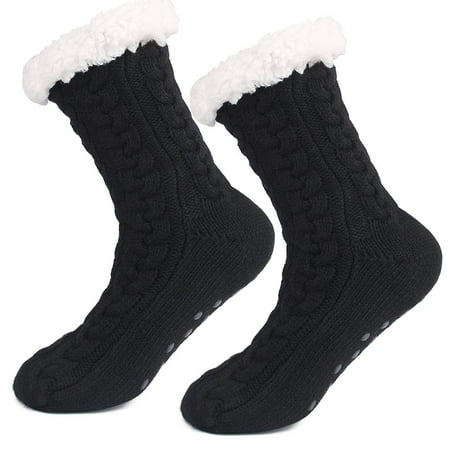 

purcolt 50% off Winter Knit Fuzzy Socks for Women Womens Christmas Socks Funny Wool Fluffy Socks Thick Warm Cozy Floor Slipper Socks Christmas Gift on Clearance