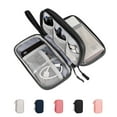 thumbnail image 3 of Electronic Organizer, Travel Cable Organizer Bag Pouch Electronic Accessories Carry Case Portable Waterproof Double Layers All-in-One Storage Bag for Cable, Cord, Charger, Phone, Earphone, 3 of 5