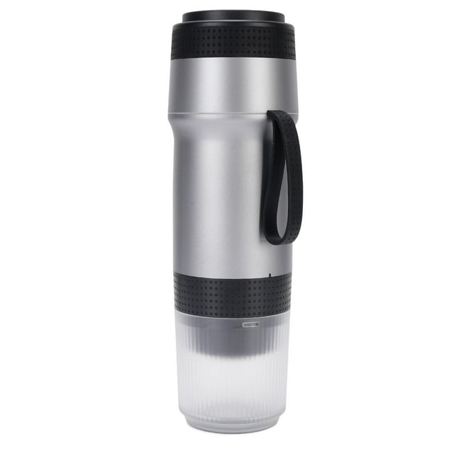 Portable Coffee Machine, Self Heating Electric Travel Coffee Maker, Compatible with Ground Coffee & Capsules, Ideal for Car, Camping, Office, Great Gift for Coffee Lovers