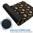 thumbnail image 6 of Long Mouse Pads for Desk,Happy Dog and Footprints Desk Mats on Top Of Desks, Desk Mouse Pad Extra Large with 3mm Non-Slip Base and Stitched Edge for Gaming,Office,Work,Home 31.5"x15.7", 6 of 6