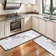 thumbnail image 3 of Kitchen Rugs Sets Of 2,Pioneer Flower Floral Print Pattern Anti Fatigue Kitchen Mat Rugs Non Slip Washable,Decorative Kitchen Floor Mats for Kitchen,Sink,Laundry,17"x47"+17"x47", 3 of 5