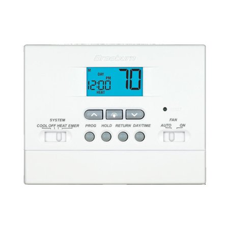 Braeburn Model 2000nc 1 Heat Cool Tamper Proof Programmable Braeburn Model 2200nc Multistage Programmable Thermostat Tamper Proof