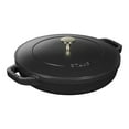 thumbnail image 4 of STAUB Stackable Set Stackable Set  3 Piece Cast Iron, Black, 4 of 11
