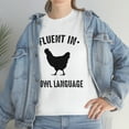 thumbnail image 7 of Fluent In Fowl Language - Funny Chicken Shirt - Farm Life Gift Tee -ID: 541, 7 of 7
