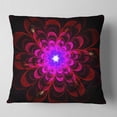 thumbnail image 2 of Designart 16" x 16" Red Polyester Throw Pillow, 2 of 5