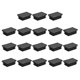 thumbnail image 1 of Uxcell 18 Pack Tapón de Agujero Plástico Rectangular, 2"x1 3/8" (50x35mm) Tapas de Tubo de PE, 1 of 7