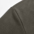 thumbnail image 6 of YOIAVAIOY Mens Quarter Zip Fleece Hoodie Heavy Warm Pullover Hoodies Adjustable Drawstring Sweatshirt Fall Winter Outdoor Athletic Sweatshirt Coffee L, 6 of 10