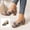 Black, variant on Womens Sandals Floral Print Peep Toe Sandals Adjustable Buckle Chunky Block High Heel Summer Dress Shoes