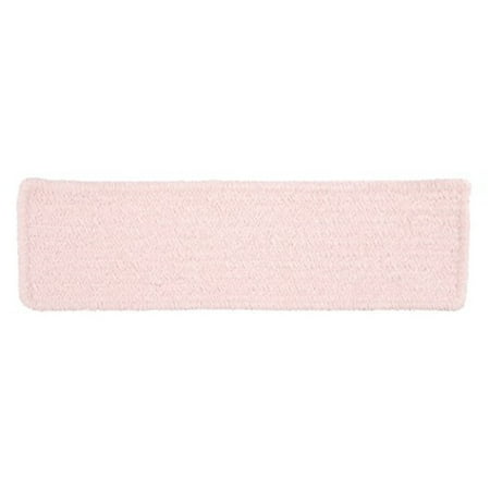 Colonial Mills Simple Chenille Braided Pink Area Rug 8"x28"
