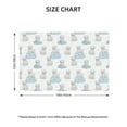 thumbnail image 2 of Placemats Set of 4 / 6, Playful Polar Bear Pals Placemats for Dining Table Indoor/Outdoors Heat Resistant Washable Placemats 18" x 12", 2 of 8