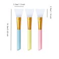 thumbnail image 2 of pinceles de silicona para maquillaje, para mascarillas faciales, herramienta de belleza cosmética para hacer tú mismo (compra 2 y ahorra un 10 %) Autorización, 2 of 3
