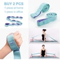 thumbnail image 4 of Nitpicker Stretching Straps Hamstring Stretcher Device Elastic Exercise Band Yoga mat Carrying Straps Leg Exercise Equipment Stretching Strap with Loops for Flexibility Stretch Strap 11 Loops, 4 of 5