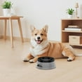 thumbnail image 6 of 25oz No-Spill Slow Drink Dog Water Bowl with Floating Disk – Spill-Proof Portable Pet Bowl for Cats & Small Dogs, Non-Slip Travel Feeder for Car, Home, RV (750ml, Easy-Clean)​​-Gray, 6 of 7