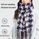 thumbnail image 5 of Bufanda de invierno, Bufandas cálidas, Accesorios para clima frío, Bufandas con flecos, 5 of 5