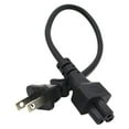 thumbnail image 1 of Cable de energía,Adaptador de corriente Adaptador de portátil de 30 cm de largo,Cable de extensión de alimentación del adaptador de corriente C5 de EE. UU.,Enchufe de EE. UU. a adaptador de Hugo Cable de energía, 1 of 5