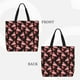 thumbnail image 2 of Fotbe New Year Flamingo Bolsa Tote con Estampado para Mujer, Bolsos con Cremallera, Bolsa de Hombro Casual de Gran Capacidad con Bolsillos Internos, 2 of 7