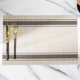 thumbnail image 2 of 6Pcs Dining Table Mat Placemats PVC Place Mats 45x30cm Heat Resistant Washable, 2 of 10
