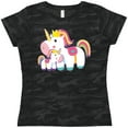 thumbnail image 3 of Inktastic Unicorn Lover Mom Daughter Grandma Grandchild Women's T-Shirt, 3 of 5