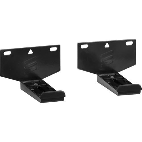 Best Buy Essentials Fixed Soundbar Wall Brackets, Black (BE-SBM110-C)
